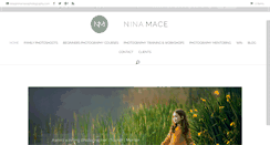 Desktop Screenshot of ninamacephotography.com